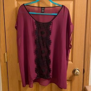 Dark Purple Blouse